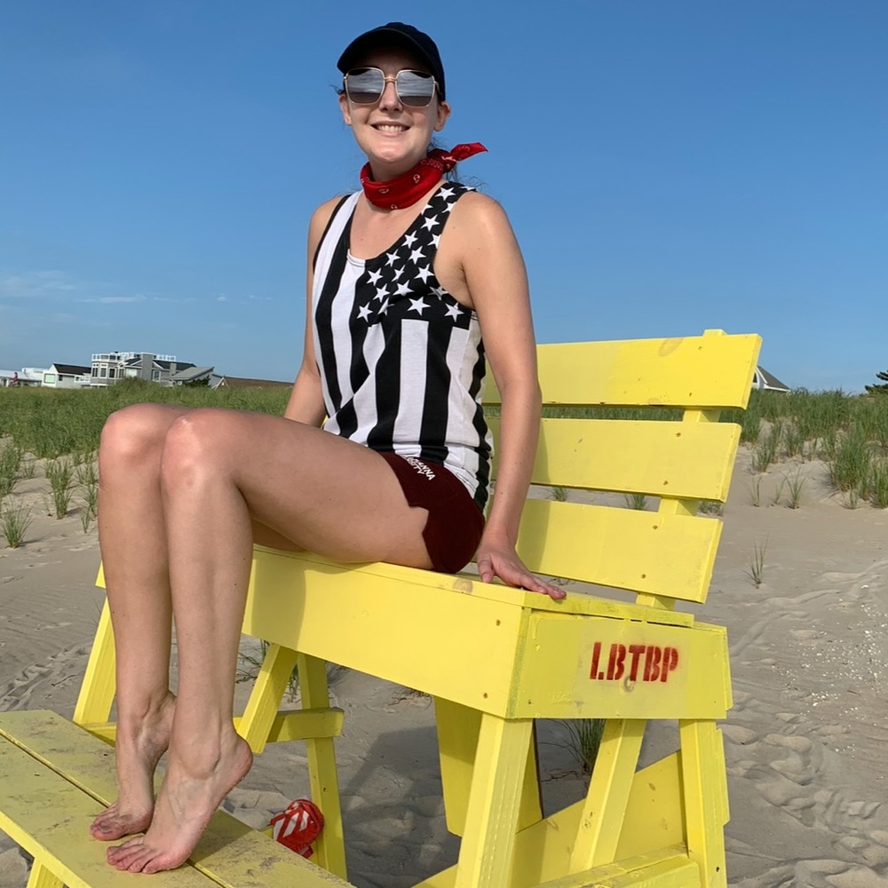 Black & White American Flag Tank Top